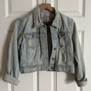 Rue21 crop jean jacket
